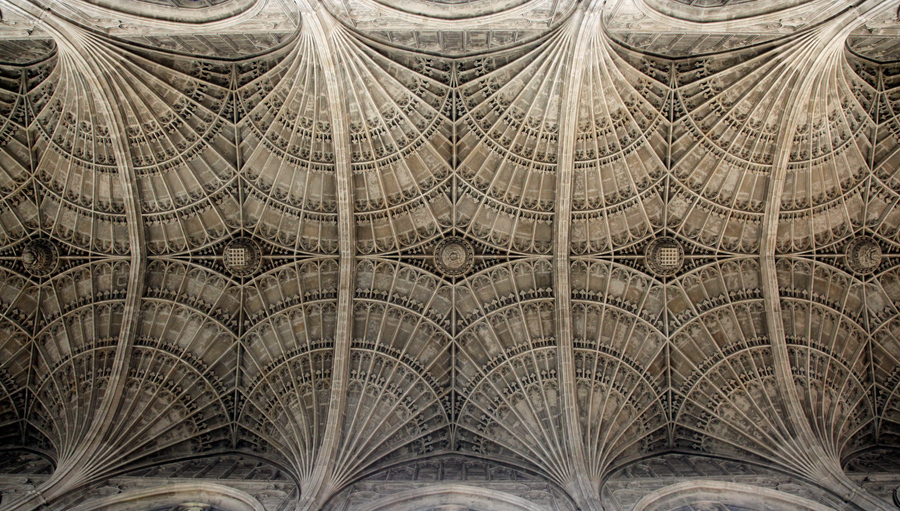 Ceiling, King's College Chapel, Cambridge